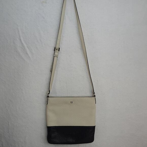 Kate Spade‎ Southport Avenue Cloey Crossbody Bag Cream and Black - Picture 2 of 13